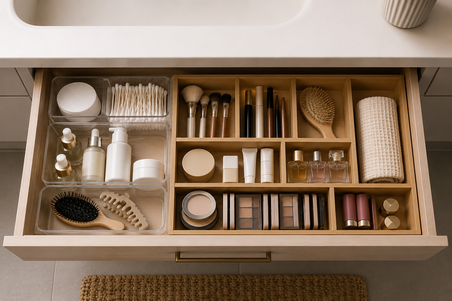 Bathroom Drawer Organization Ideas for Small Spaces